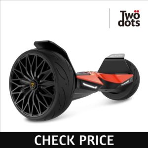 LAMBORGHINI Two-Dots Hoverboard is the second best hoverboard for 10 year old kid