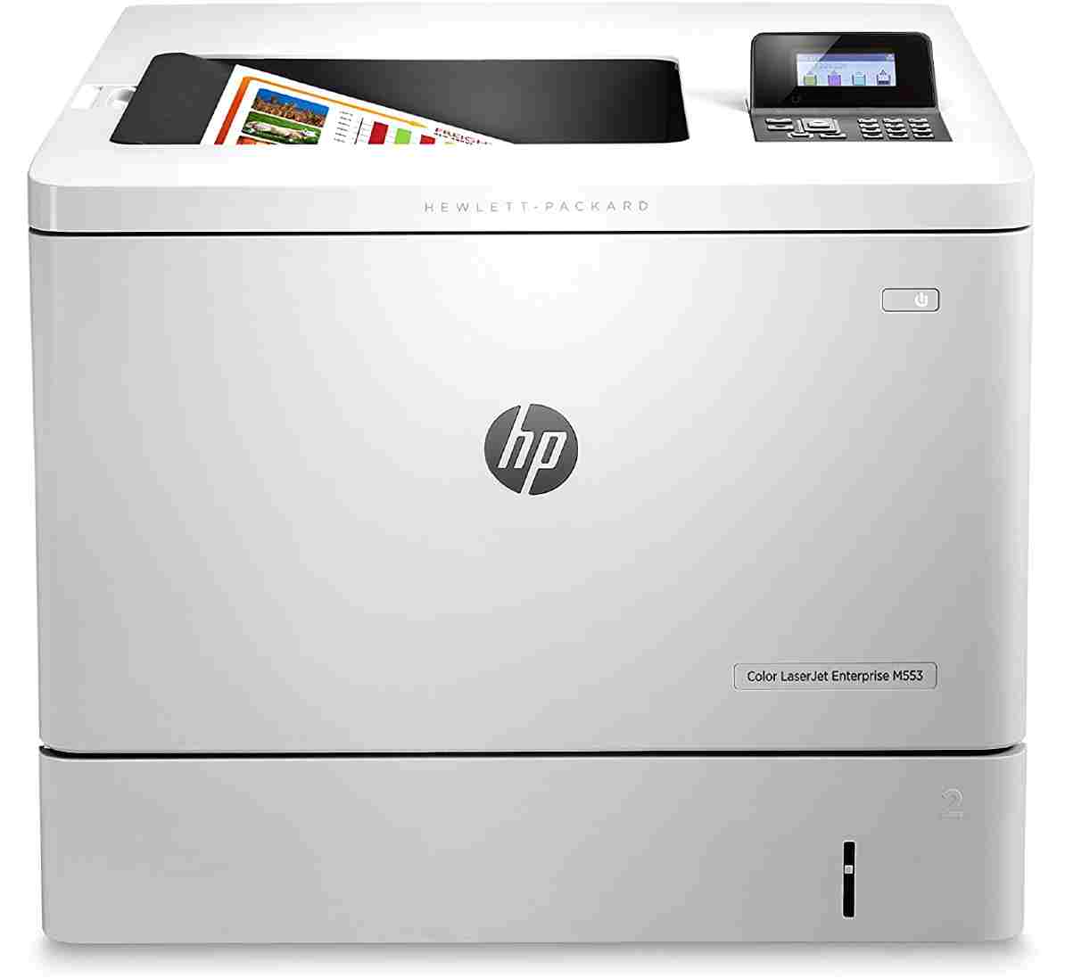 HP LaserJet M553dn is a color laser printer for Mac