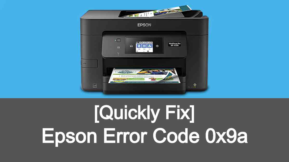 epson error on printer control panel