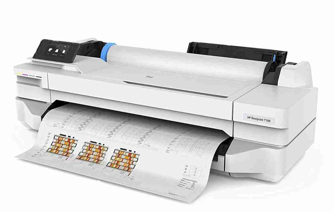 7 Best 11x17 Printers For Architects 2024 Review   HP DesignJet T100 Printer 1068x679 